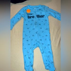 NWT big brother blue Dino footsie